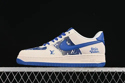 All categories Nk Air Force 1 Air Force series Nk Air Force 1 Low Air Force low-top Nike Air Force 1'07 Low LV joint floral blue hook Air Force 1 low-top casual sneakers XS1958-584